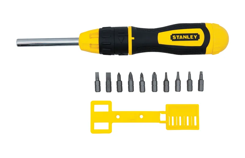Bộ tuốc nơ vít đa năng đảo chiều 10 mũi Stanley STHT68010-8