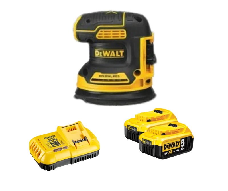 Máy chà nhám cầm tay DeWALT DCW210P2 18V( kèm 2 pin 5.0Ah+sạc)