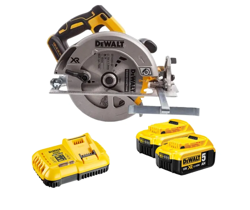 Máy cưa cầm tay DeWALT DCS570P2 18V( kèm 2 pin 5.0Ah+ sạc)