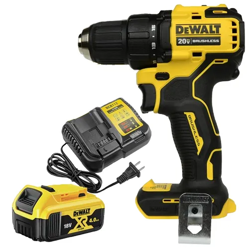 Máy khoan cầm tay DeWALT DCD708M1 20Vmax/BL( kèm pin 4.0Ah+ sạC)