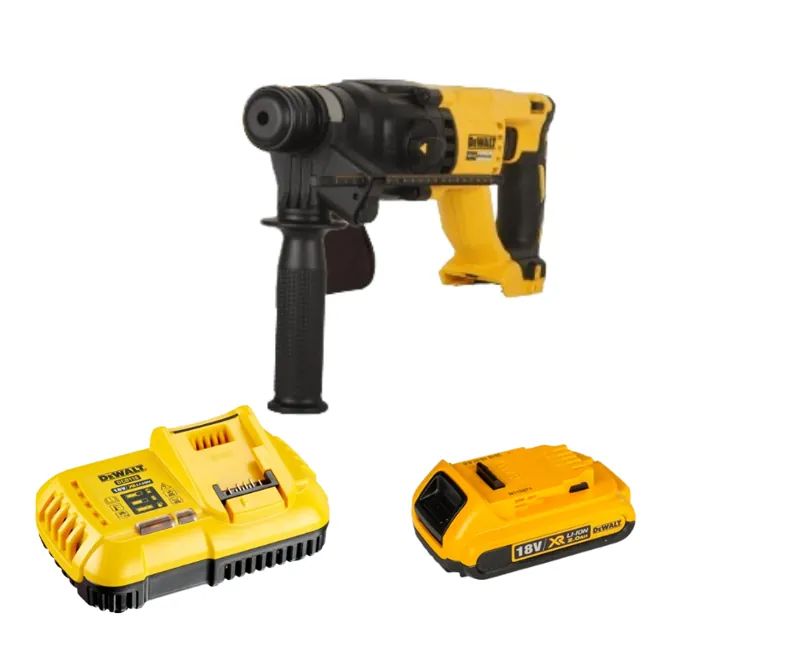 Máy khoan cầm tay DeWALT DCH133D1 18V-BL 3 chức năng( kèm 01 pin 2.0Ah + sạc)