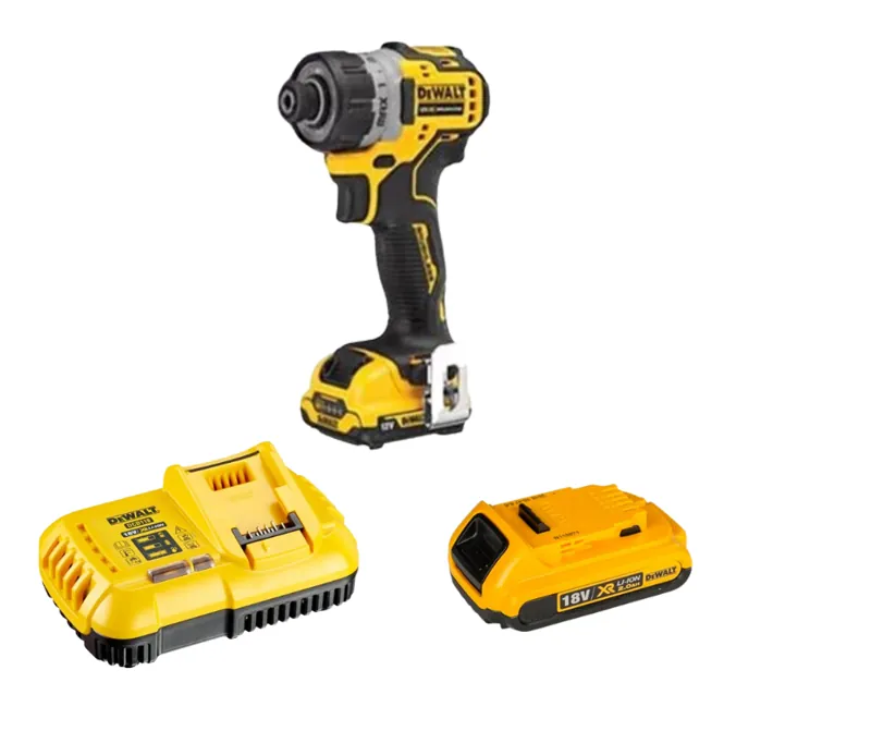 Máy vặn vít cầm tay DeWALT DCF801D1 12V/BL( kèm 1 pin 2.0Ah+sạc)