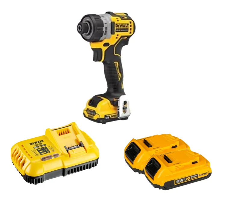 Máy vặn vít cầm tay DeWALT DCF801D2-KR 12V/BL(kèm 02 pin 2.0Ah + sạc)
